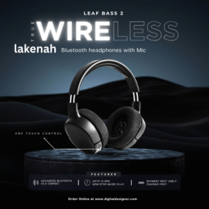 🖤 1. Lakenah Leaf Bass 2 – True Wireless Bluetooth Headphones