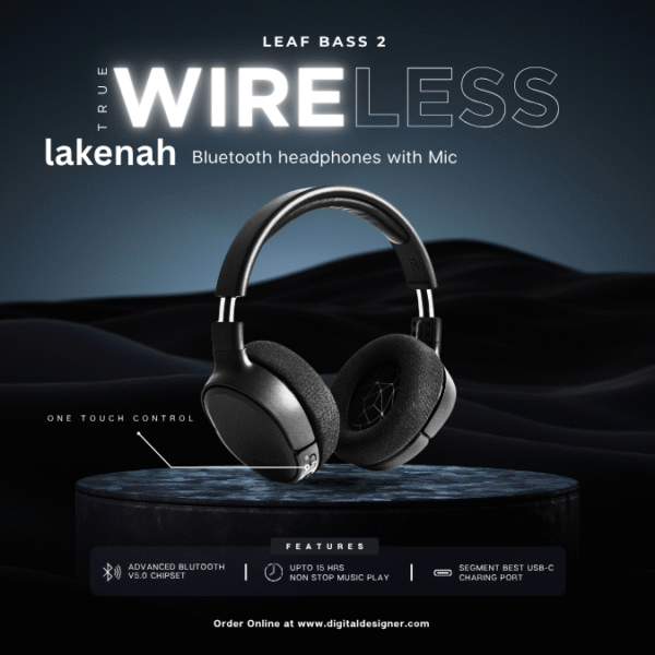 🖤 1. Lakenah Leaf Bass 2 – True Wireless Bluetooth Headphones